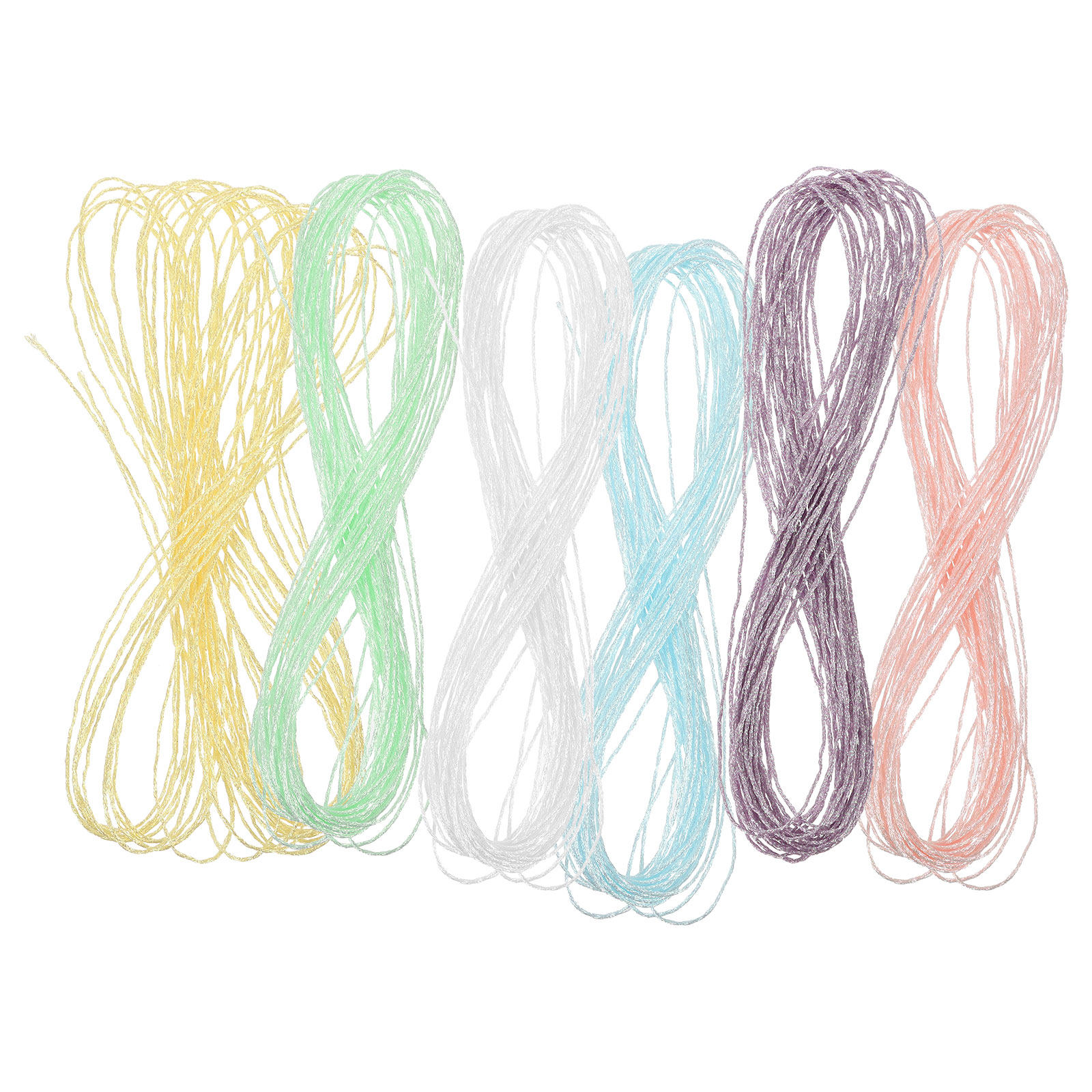 6 Rollen DIY Perlmuttfarbenes  – Embroidery Craft Bewertung und Preis