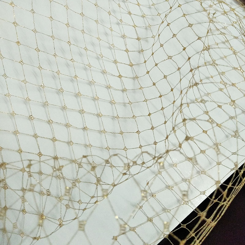 Diamantgitter Schwarzes Netzge – Crystal Mesh Fabric Bewertung und Preis