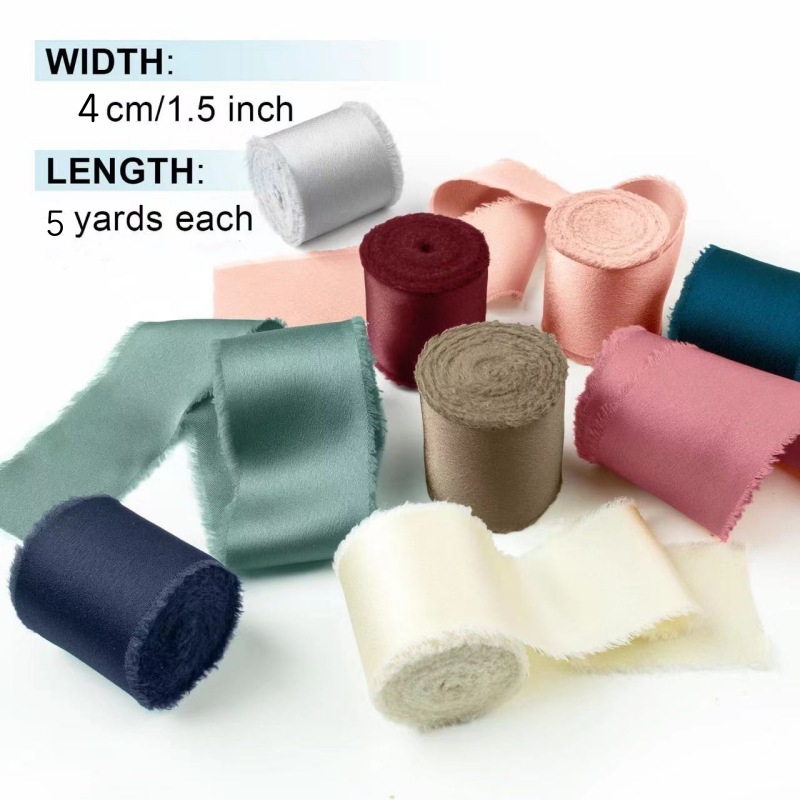 Seidensatinband, 3 Rollen auf  – Organza Ribbon Spool Bewertung und Preis