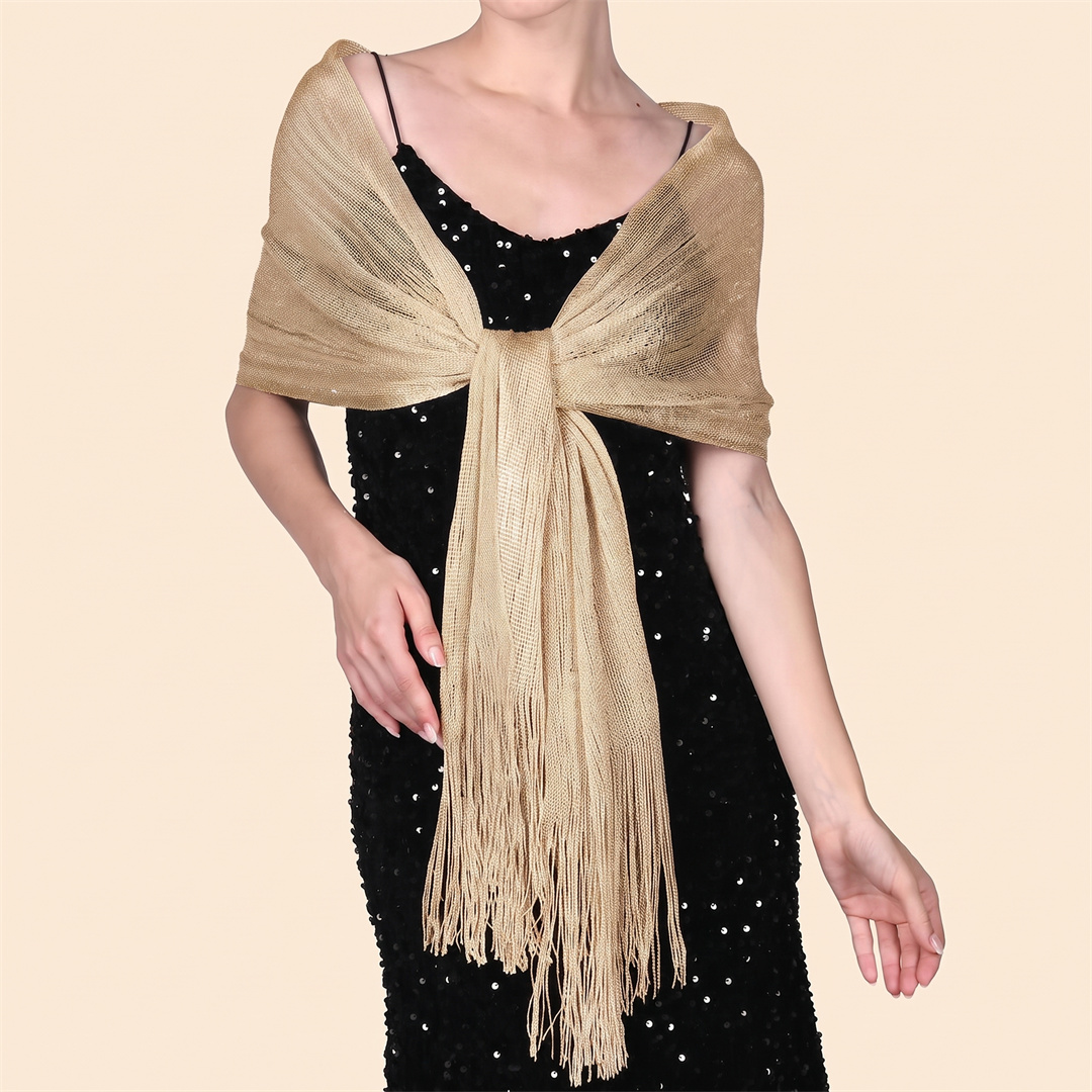 Modischer, glänzender Sonnensc – Tassel Fringe Trim Bewertung und Preis