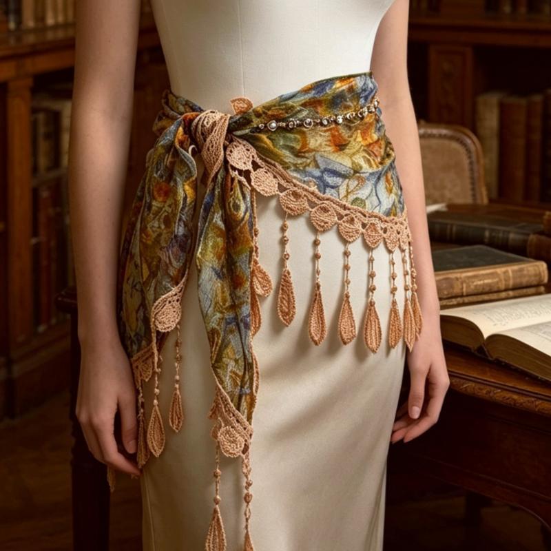 Böhmischer Dreieckstuch mit Qu – Tassel Fringe Trim Bewertung und Preis
